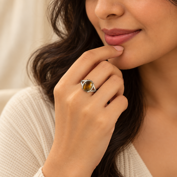 Tiger Eye Ring