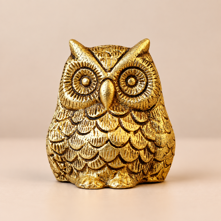 Vastu Brass Owl