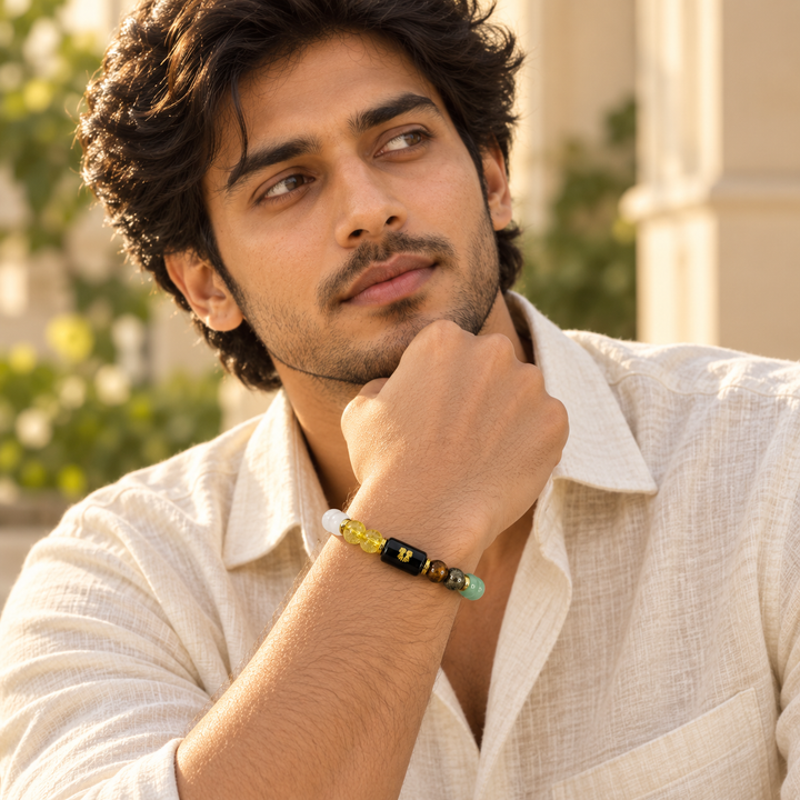 Natural Dhan Yog Gemini Zodiac Bracelet