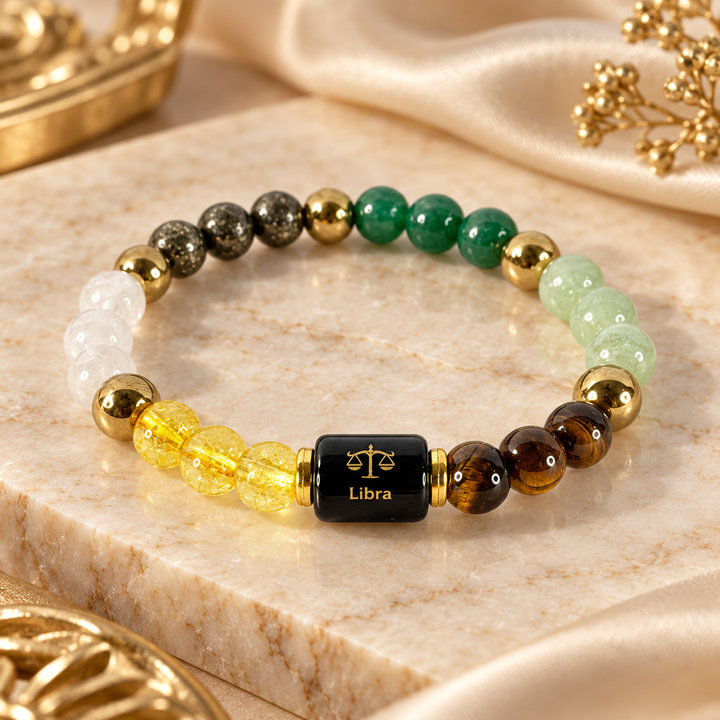 Natural Dhan Yog Libra Zodiac Bracelet