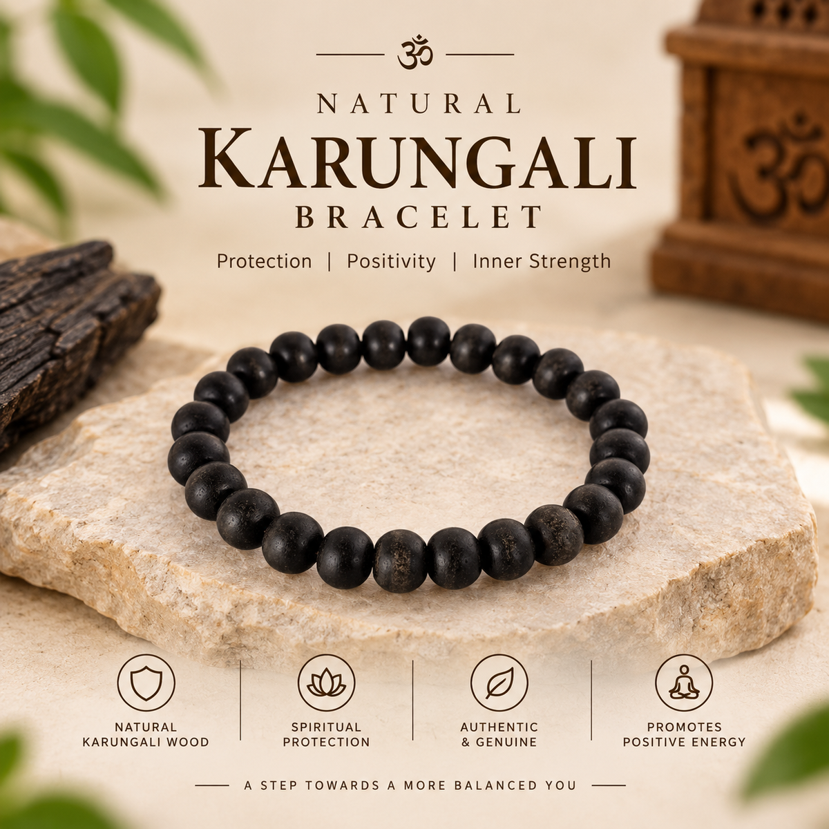 Natural Karungali Bracelet