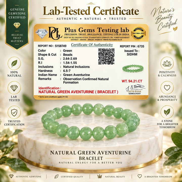 Natural Green Aventurine Bracelet
