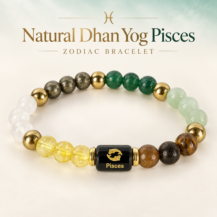 Natural Dhan Yog Pisces Zodiac Bracelet hero