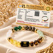 Natural Gemini Zodiac Bracelet model
