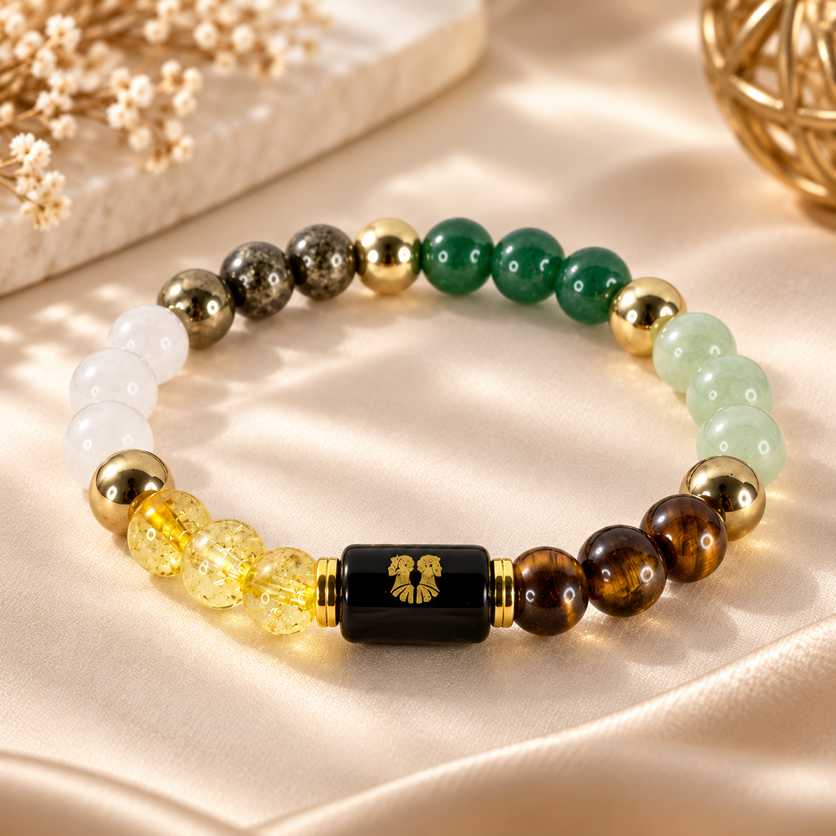 Natural Gemini Zodiac Bracelet hero
