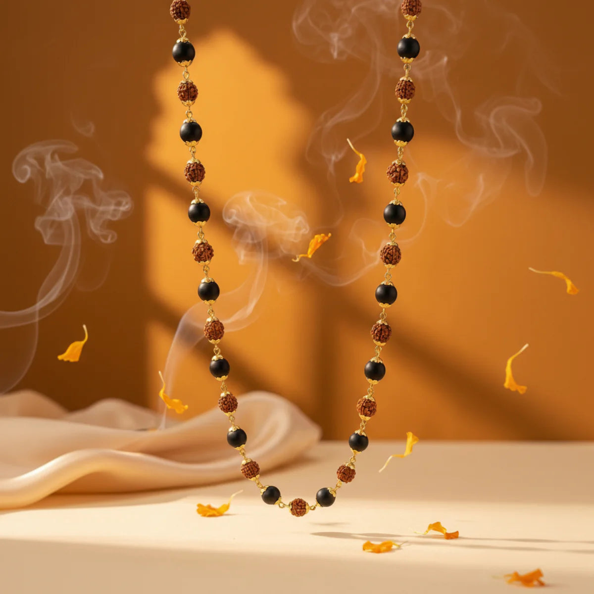 Natural Karungali Rudraksha Mala