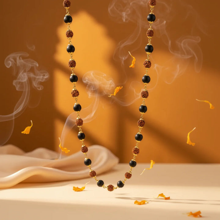 Natural Karungali Rudraksha Mala