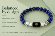 Natural Libra Zodiac Bracelet certificate