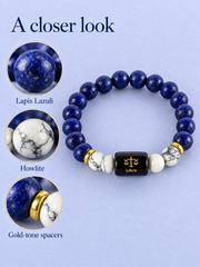 Natural Libra Zodiac Bracelet model