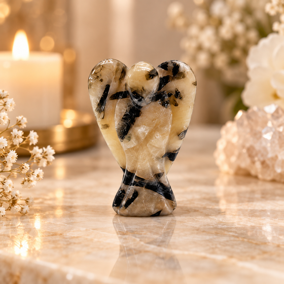 Natural Moonstone Crystal Angel