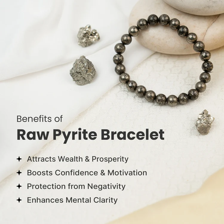 Natural Pyrite Bracelet benefits