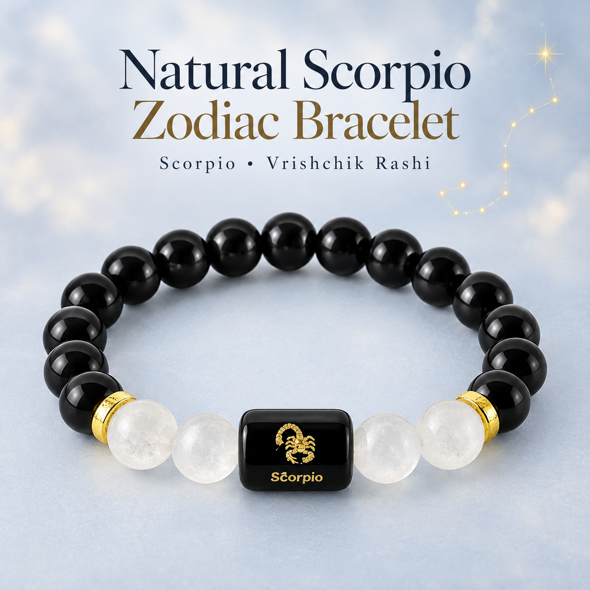 Natural Scorpio Zodiac Bracelet hero