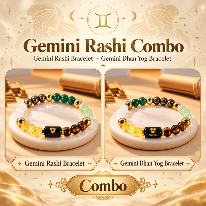 Cancer Rashi Combo - Cancer Rashi Bracelet and Cancer Dhan Yog Bracelet