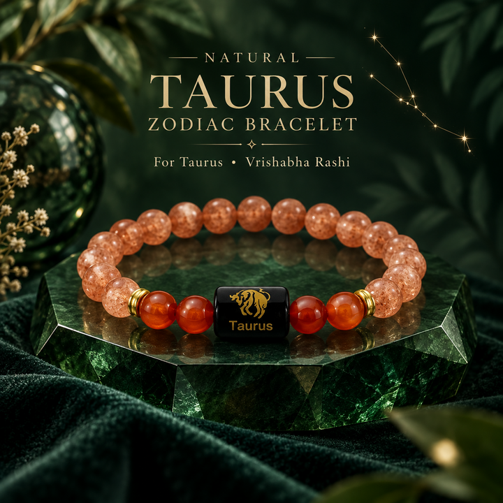 Natural Taurus Zodiac Bracelet hero