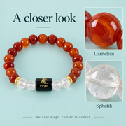 Natural Virgo Zodiac Bracelet detail